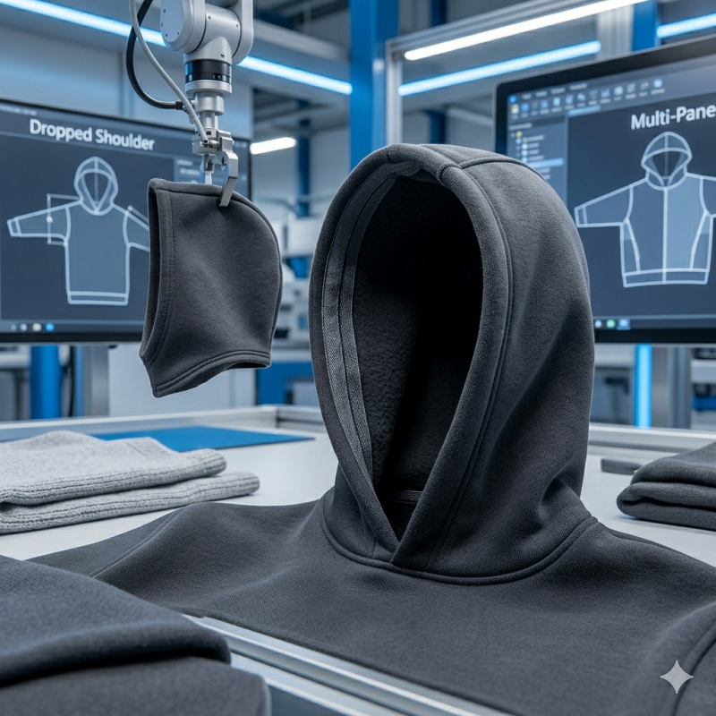 Dropped Shoulder Hoodie