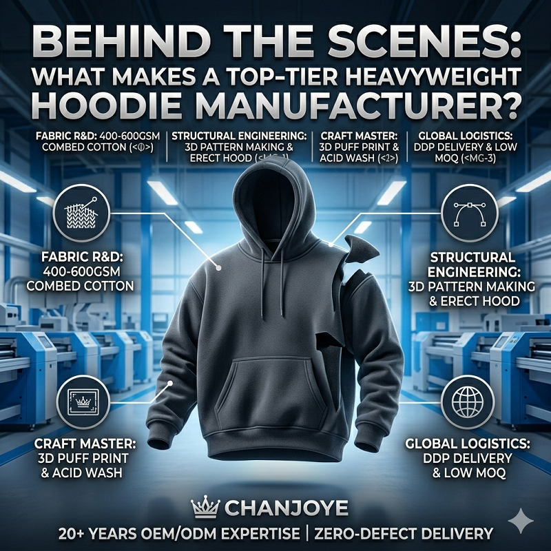 Behind the Scenes: What Makes a Top-Tier Heavyweight Hoodie Manufacturer?
