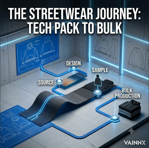From Tech Pack to Bulk Production: The Step-by-Step Apparel Manufacturing Process