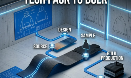 From Tech Pack to Bulk Production: The Step-by-Step Apparel Manufacturing Process