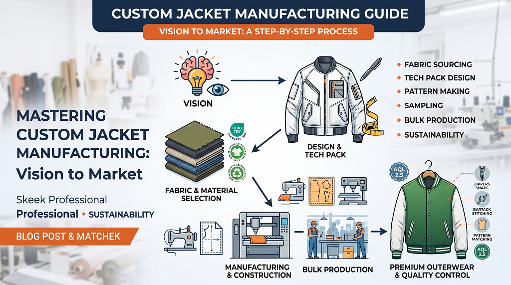 A Complete Guide to Custom Jacket Manufacturing for Emerging Fashion Brands