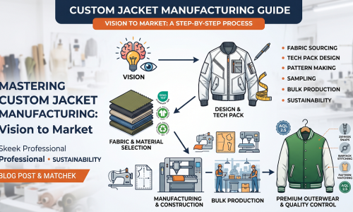 A Complete Guide to Custom Jacket Manufacturing for Emerging Fashion Brands