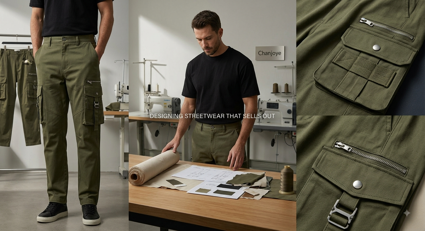 Custom cargo pants design guide for streetwear brands