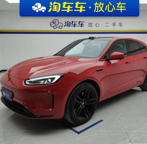 Used AITO M5 2024 Max RWD Pure Electric Vehicle Red Mid-size SUV
