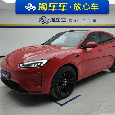 Used AITO M5 2024 Max RWD Pure Electric Vehicle Red Mid-size SUV
