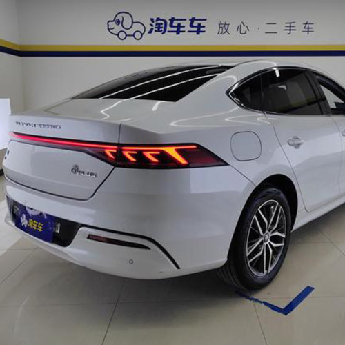 Used BYD Qin Plus DM 2021 DM-i 55km 5 Seats Compact White PHEV Electric Vehicle