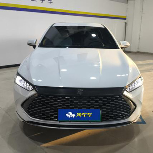 2021 Used BYD Qin Plus DM-i 55km 5 Seats Compact White PHEV Electric Vehicle