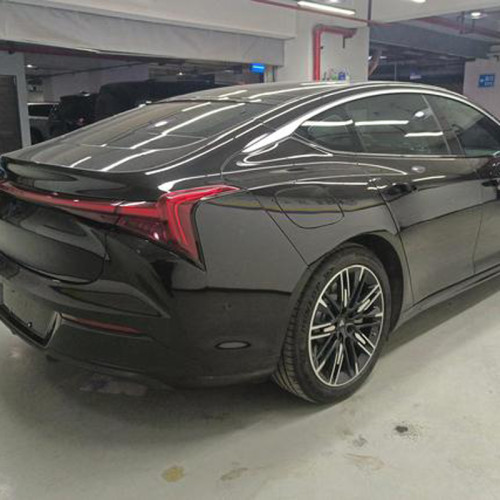 Used Black NETA Auto S 2022 Range-extended Electric Vehicle Mid-large Car for Export