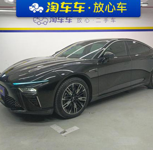 Used Black NETA Auto S 2022 Range-extended Electric Vehicle Mid-large Car for Export