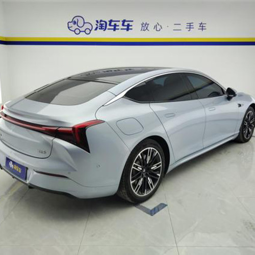 Used Lake Blue NETA Auto S 2022 Range-extended Electric Vehicle Mid-large Car for Export