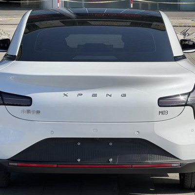 Used Xpeng MONA M03 2024 620 White Compact Pure Electric Vehicle