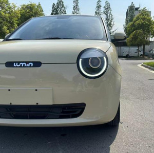 used Beige Changan Lumin 2022 210km Range Pure Electric Vehicle Auto Green Minicar