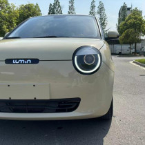 used Beige Changan Lumin 2022 210km Range Pure Electric Vehicle Auto Green Minicar