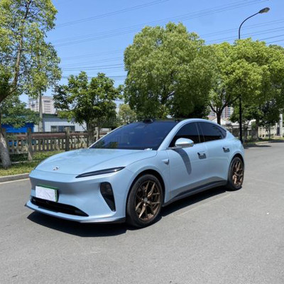 NIO ET5 2022 75kWh Mid-size Sky Blue Pure Electric Vehicle for Export 17,000km Mileage Used Car