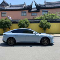 NIO ET5 2022 75kWh Mid-size Sky Blue Pure Electric Vehicle for Export 17,000km Mileage Used Car