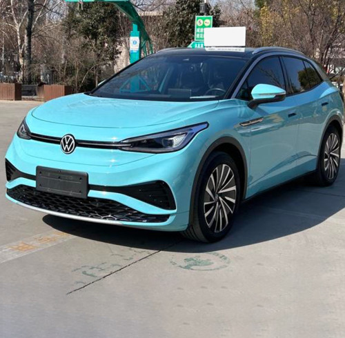 Used Volkswagen ID.4 X 2023 Sky Blue Electric Vehicle Compact Car