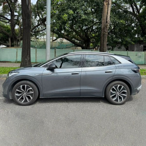 Used Volkswagen ID.4 X 2022 Gray Electric Vehicle Compact Car