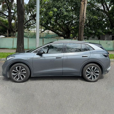 Used Volkswagen ID.4 X 2022 Gray Electric Vehicle Compact Car