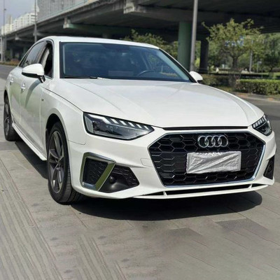 Used Audi A4L 2022 40 TFSI 2.0T White Mid-size Petrol Car from China