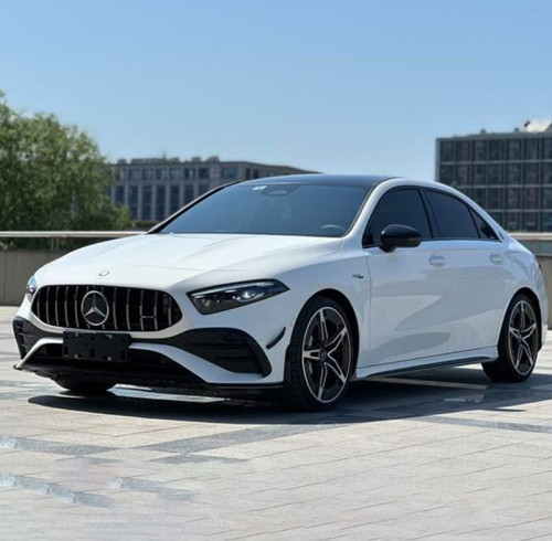 Used Benz A AMG 2024 A 35 L 4MATIC White Compact Vehicle 48V Mild Hybrid System