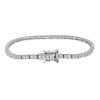 Bracciale tennis in argento sterling 925 all'ingrosso | Bracciale tennis classico alla moda con zirconi per donna