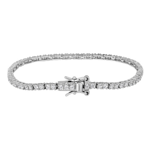 Wholesale 925 Sterling Silver Tennis Bracelet | Classic Fashion Zircon Tennis Bracelet For Women