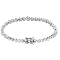 New Arrivals Exquisite Zircon 925 Silver Tennis Bracelet | Popular Temperament Fashion Jewelry Tennis Bracelet For Women