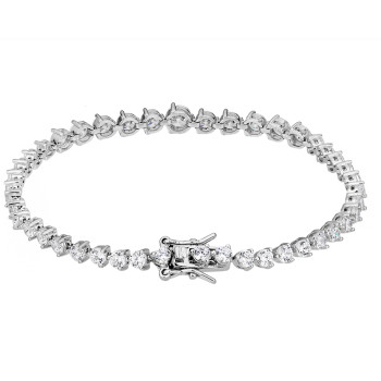 New Arrivals Exquisite Zircon 925 Silver Tennis Bracelet | Popular Temperament Fashion Jewelry Tennis Bracelet For Women