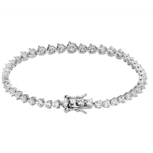 New Arrivals Exquisite Zircon 925 Silver Tennis Bracelet | Popular Temperament Fashion Jewelry Tennis Bracelet For Women