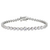 Nuovi arrivi: squisito bracciale tennis in argento 925 con zirconi | Bracciale tennis di tendenza per donna, stile popolare