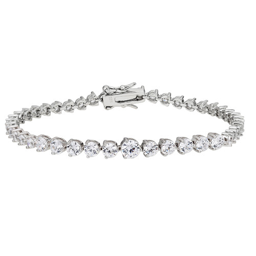 New Arrivals Exquisite Zircon 925 Silver Tennis Bracelet | Popular Temperament Fashion Jewelry Tennis Bracelet For Women