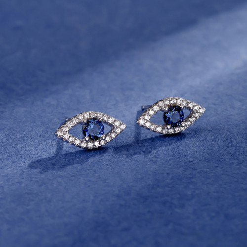 Wholesale 925 Sterling Silver Zircon Stud Earrings | Trendy Exquisite Fashion Earrings For Women