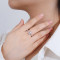 New Arrival Exquisite Cubic Zirconia Wedding Ring | 925 Sterling Silver High Quality Women's Engagement Ring