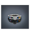 Customized New Fashion Colored Zircon Ring | Exquisite 925 Sterling Silver Popular Ins Style Women's Ring