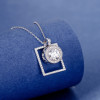 Collana all'ingrosso in argento 925 con zirconi cubici | Collana alla moda di alta qualità per donna