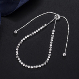 Pulsera de moda de plata de ley 925 personalizada OEM ODM | Accesorios de joyería de plata para mujer con temperamento sencillo