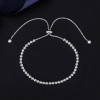 Bracciale alla moda in argento sterling 925 personalizzato OEM ODM | Bracciale da donna con temperamento semplice, accessori in argento