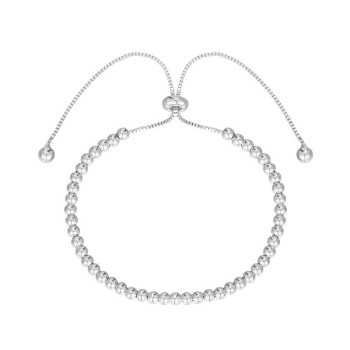 Customized OEM ODM 925 Sterling Silver Fashion Bracelet | Simple Temperament Women's Silver Jewelry Bracelet Accessories