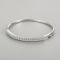 Wholesale Exquisite Women's Silver Jewelry Bangle | 925 Sterling Silver Classic Zircon Fashion Bangle