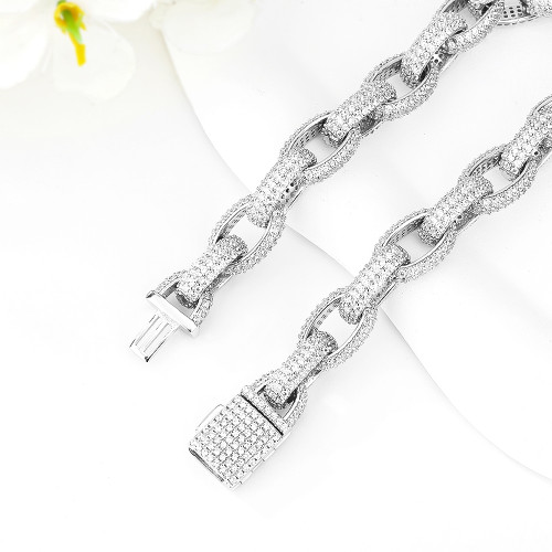 Wholesale High Quality 925 Silver Cuban Link Chain | Trendy Hip Hop Style Cuban Link Chain For Men