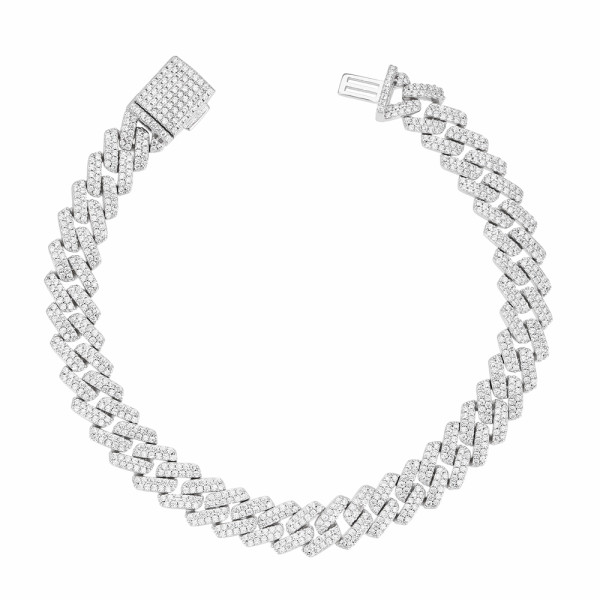 Custom Cuban Link Chain 925 Sterling Silver | Classic Fashion Mens Cuban Link Silver Chain