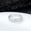 Nuovi anelli di fidanzamento da uomo in argento sterling 925 | Anello classico alla moda con zirconi cubici