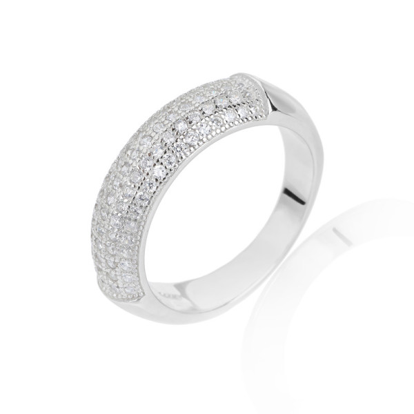 Nuovi anelli di fidanzamento da uomo in argento sterling 925 | Anello classico alla moda con zirconi cubici
