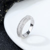 Nuovi anelli di fidanzamento da uomo in argento sterling 925 | Anello classico alla moda con zirconi cubici