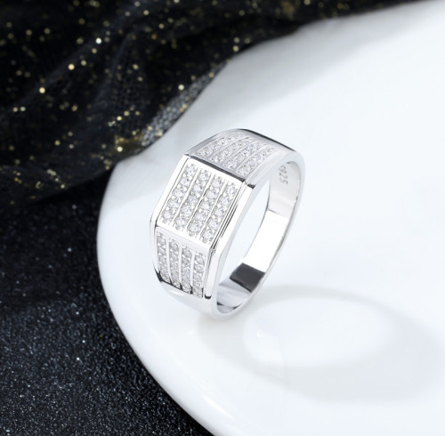 Anelli nuziali in argento da uomo all'ingrosso | Anelli vintage popolari e raffinati in argento sterling 925