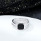 Custom Fashion 925 Sterling Silver Agate Ring | Trendy Mens Designer Wedding Rings