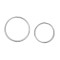 Wholesale 925 Sterling Silver Couple Wedding Rings | Simple Zircon Fashion Couple Rings