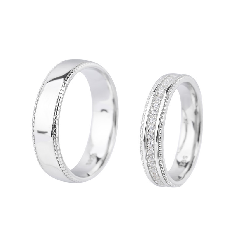 Silver Wedding Rings For Couples