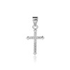 Colgante de cruz de plata de ley personalizado para hombre | Colgante de plata personalizado de moda