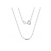 Collana in argento sterling all'ingrosso | Catena semplice e alla moda in argento 925 come regalo